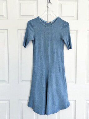 ZUCZUG Ribbed Drop Waist Dress